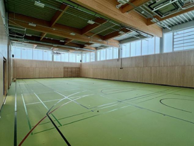 Einzel Sporthalle an der Rosa-Luxemburg-Schule 
